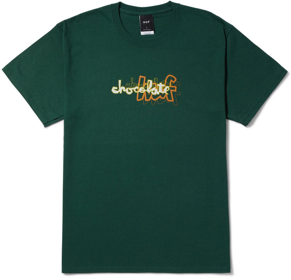 Huf x Chocolate t-shirt Carson S/S tee Forest Green
