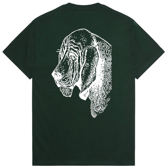  Pass-port T-shirt Blood Hound Tee Forest Green Uomo Verde