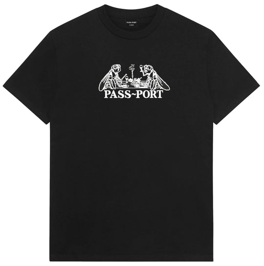  Pass-port T-shirt Leftovers Tee Black Uomo Nero