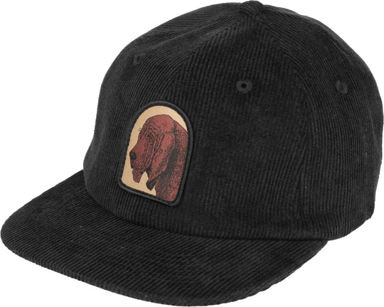  Pass-port Cappello Blood Hound 6 Panel Cap Black Uomo Nero