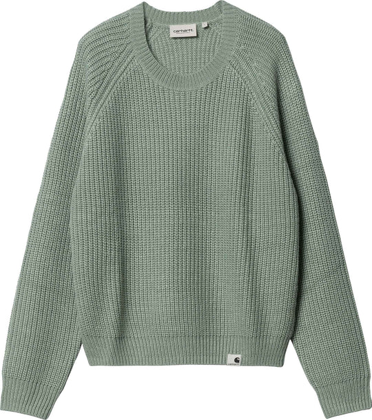 Carhartt Wip Maglione W Emma Sweater Misty Sage Donna Verde
