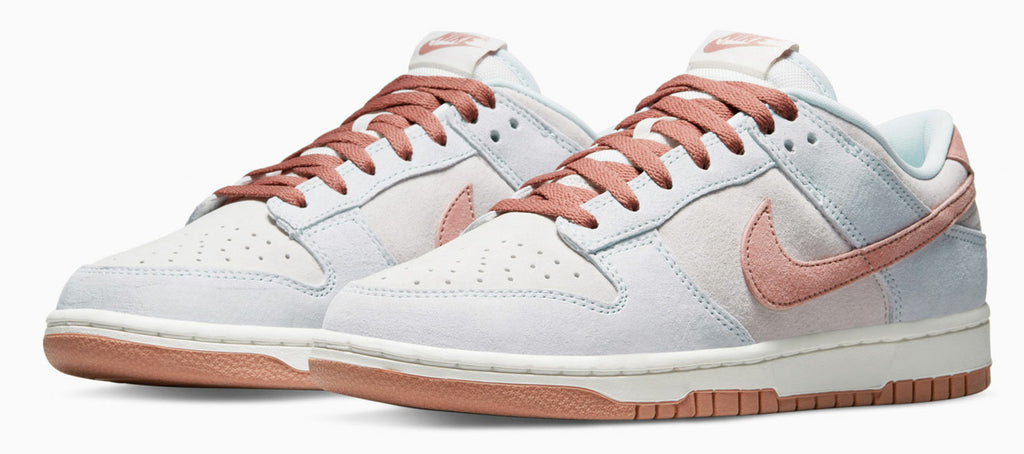  Nike Dunk Low Shoes Fossil Rose Grigio Uomo - 3