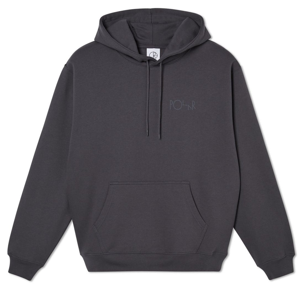 Polar Skate Felpa Stroke Logo Hoodie Graphite Grigio Uomo