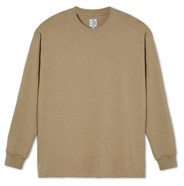 Polar Skate Co. t-shirt LS Stroke Logo Antique Gold