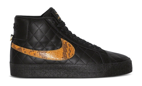  Nike Sb Blazer Mid Qs Supreme Black Uomo Nero