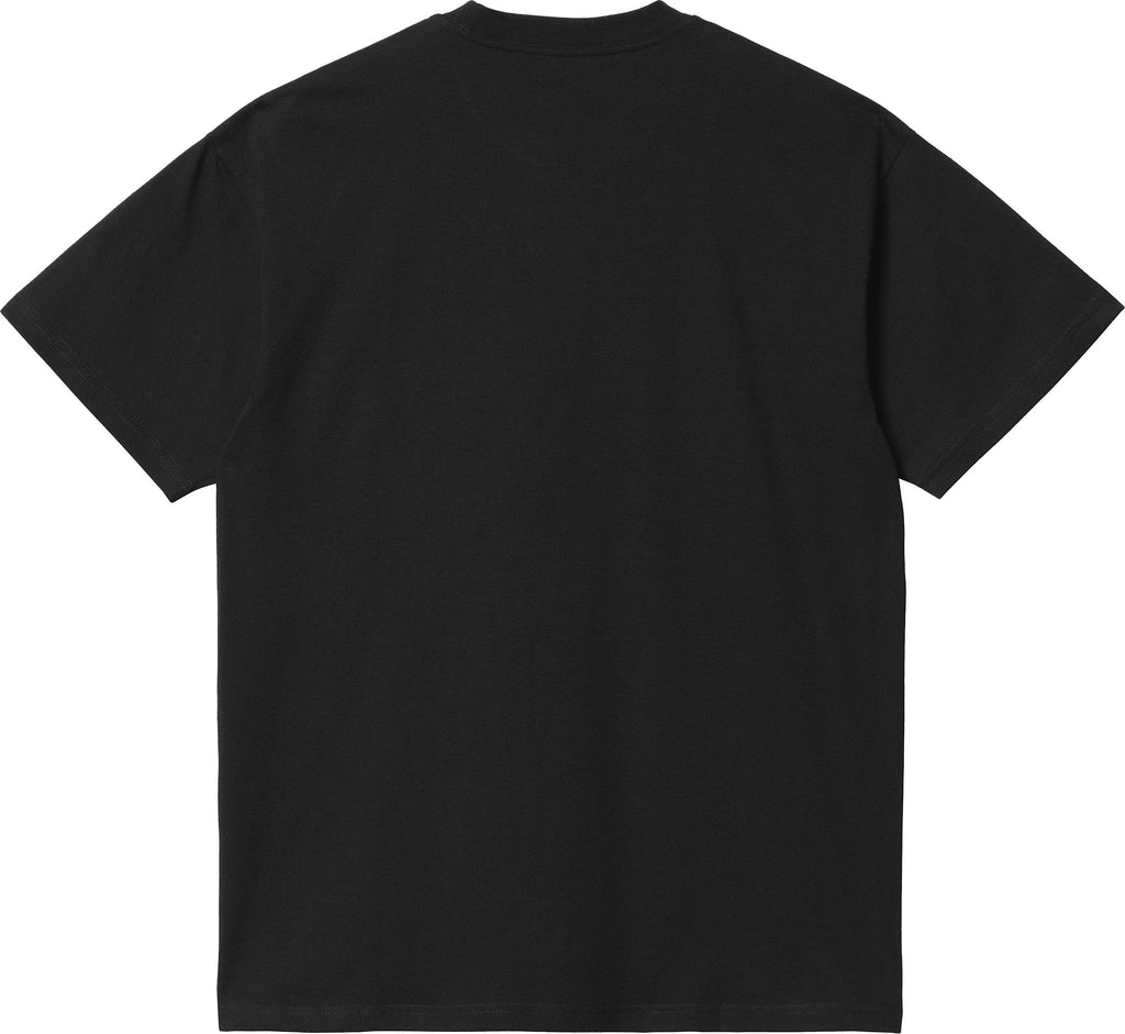  Carhartt Wip T-shirt S/s Lasso Tee Black White Nero Uomo - 2
