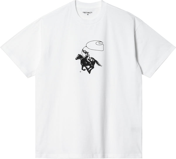 Carhartt Wip t-shirt S/S Lasso tee White Black