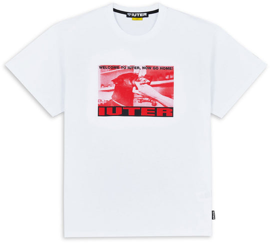  Iuter T-shirt Welcome Tee White Uomo Bianco