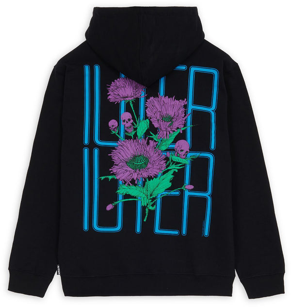 Iuter felpa Spine Skulls Hoodie Black