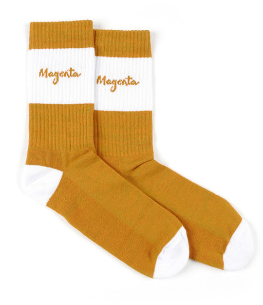  Magenta Skateboards Calze Brush Socks Ocra Uomo Arancione