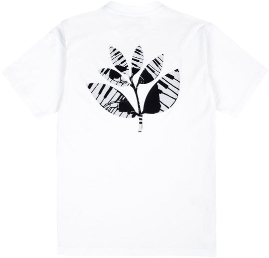  Magenta Skateboards T-shirt Piano Plant Tee White Uomo Bianco