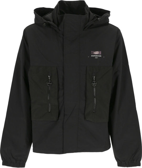  Acupuncture Giacca Hoodie Jacket Black Uomo Nero