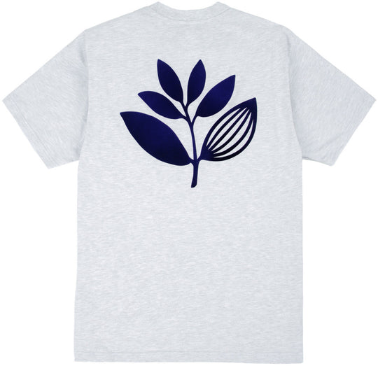  Magenta Skateboards T-shirt Velvet Plant Tee Ash Uomo Grigio