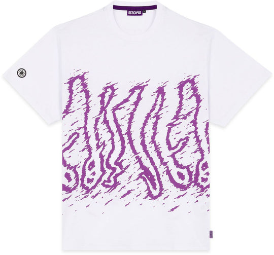  Octopus T-shirt Fast Tee White Uomo Bianco