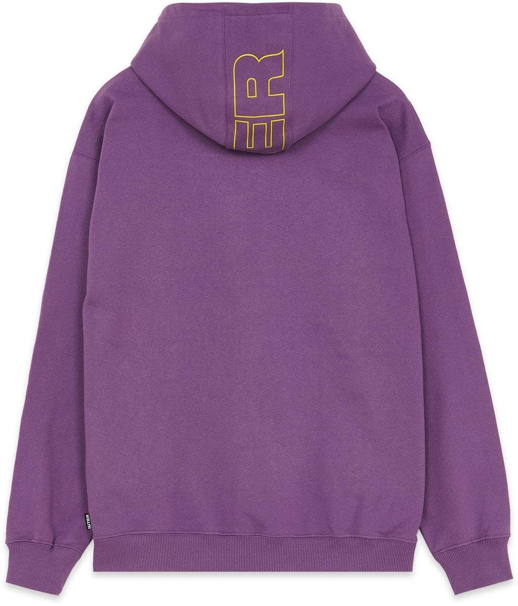Iuter Felpa Family Hoodie Violet Viola Uomo » ModeOn Streetwear