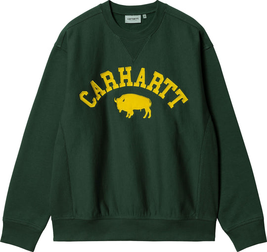  Carhartt Wip Felpa Locker Sweat Treehouse Uomo Verde