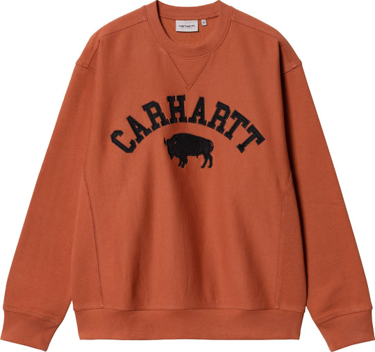  Carhartt Wip Felpa Locker Sweat Phoenix Uomo Blue