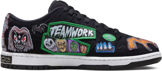  Nike Sb Dunk Low Pro Qs Neckface Uomo Nero