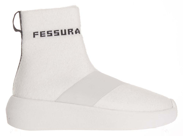 Fessura scarpe Hi-Twins Fur white