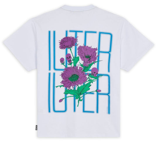  Iuter T-shirt Spine Skulls Tee White Uomo Bianco