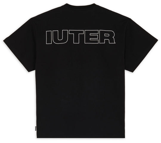  Iuter T-shirt Family Tee Black Uomo Nero