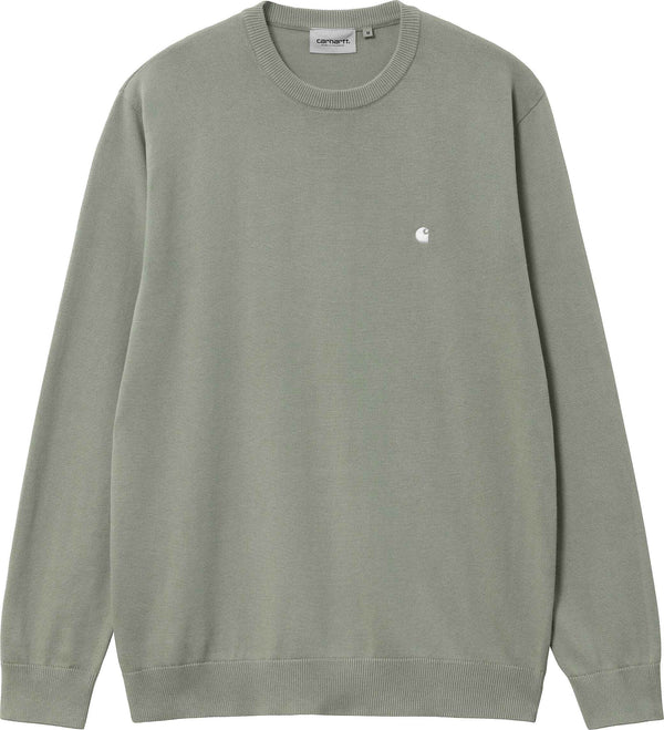 Carhartt WIP maglione Madison Sweater yucca white