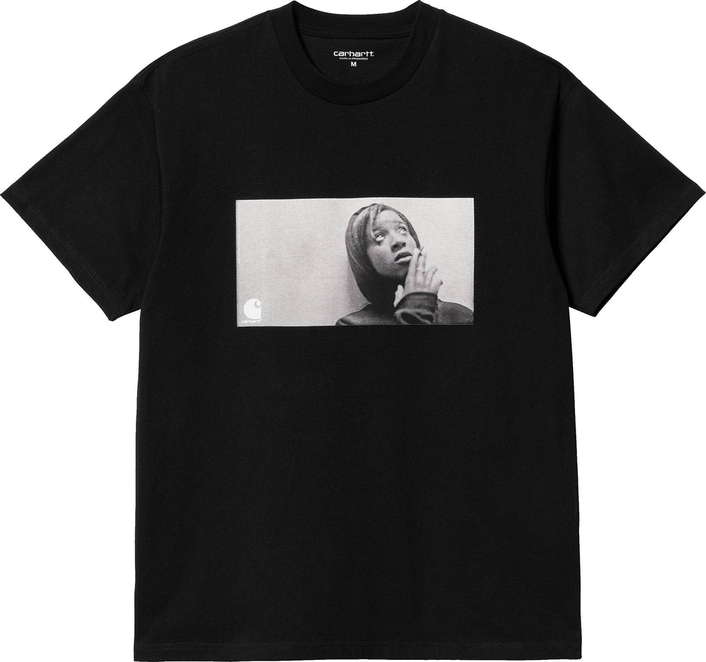  Carhartt Wip T-shirt S/s Archive Girl Tee Black Nero Uomo - 1
