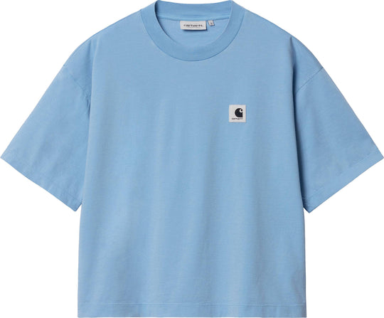  Carhartt Wip T-shirt W S/s Nelson Tee Piscine Donna Celeste
