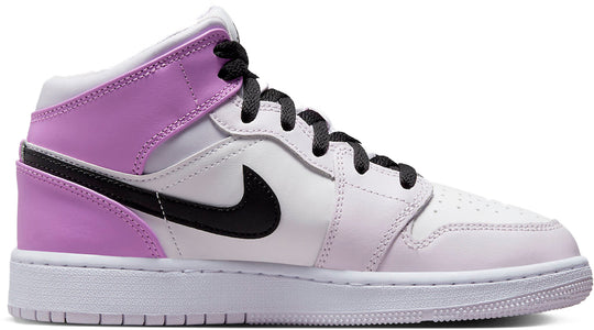  Jordan 1 Mid Barely Grape Gs Donna Rosa