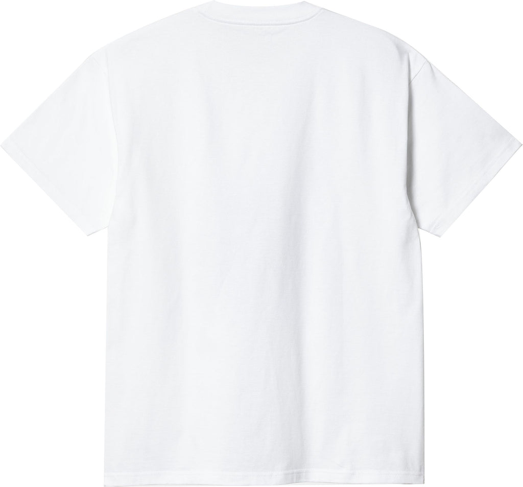  Carhartt Wip T-shirt S/s Archive Girls Tee White Bianco Uomo - 2