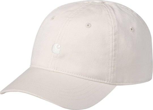  Carhartt Wip Cappello Madison Logo Cap Wax Special_unisex Bianco