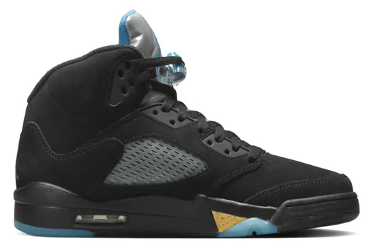  Jordan 5 Retro Shoes Aqua Uomo Nero