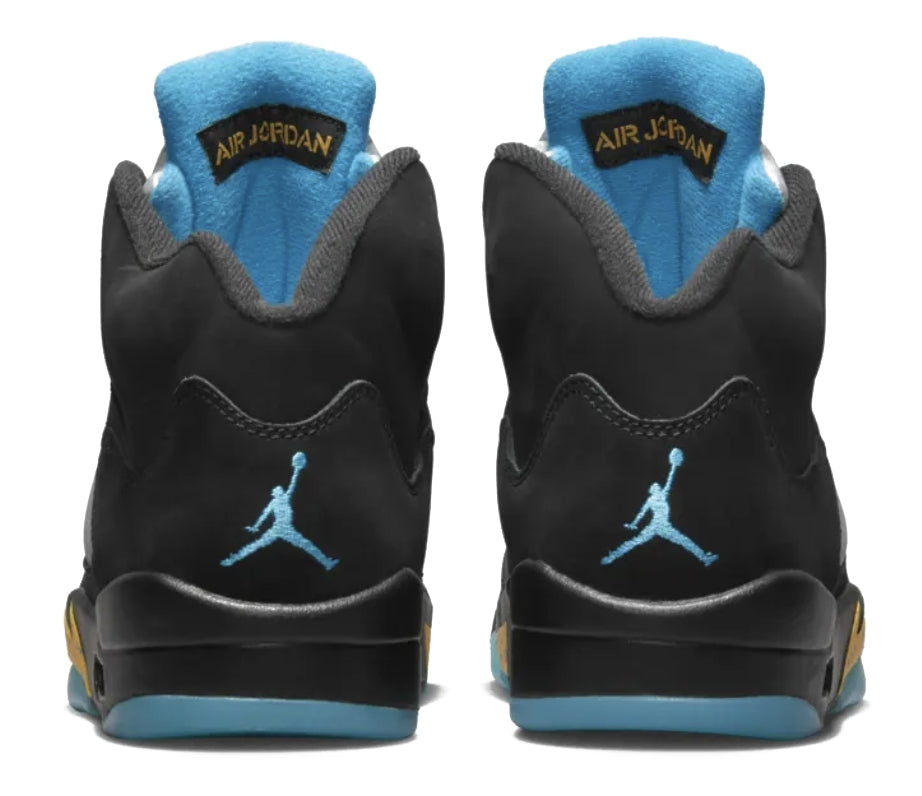  Jordan 5 Retro Shoes Aqua Nero Uomo - 5