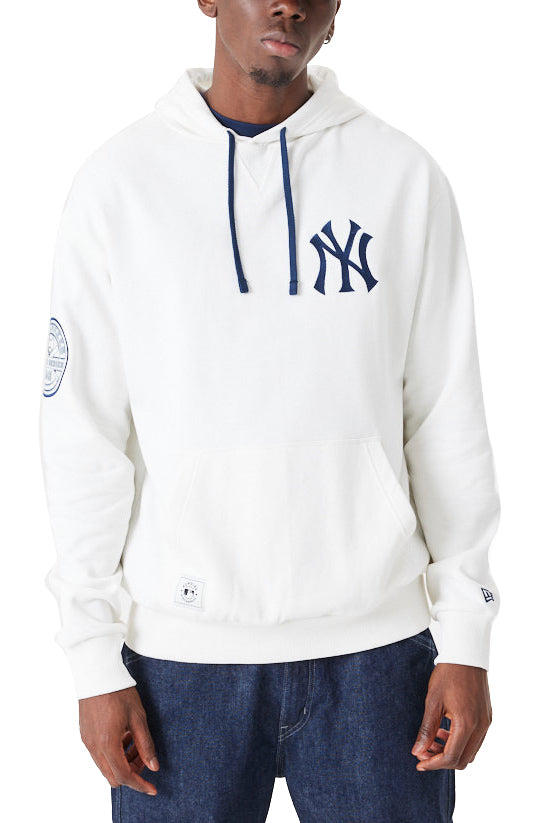 New Era felpa New York Yankees MLB Heritage Open hoodie white