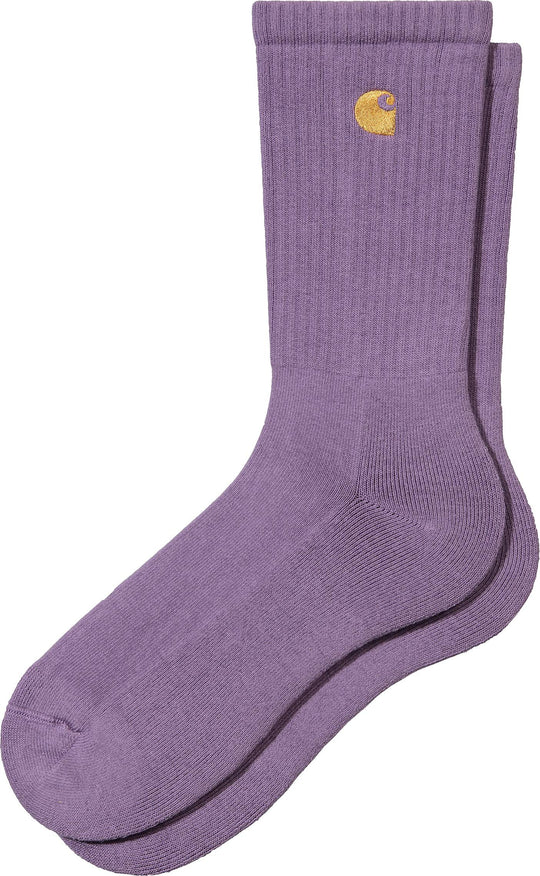  Carhartt Wip Calze Chase Socks Violanda Gold Uomo