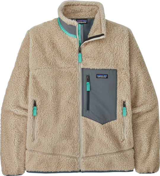  Patagonia Giacca Men's Classic Retro-x Fleece Jacket Dark Natural Plume Grey Uomo Beige