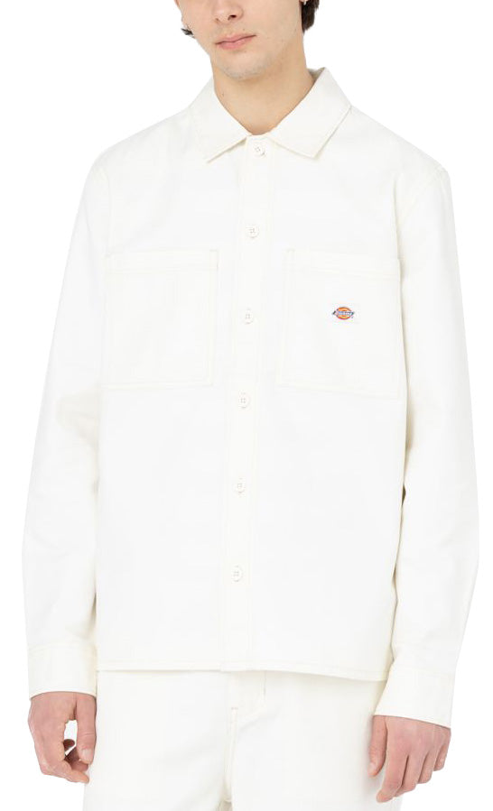  Dickies Camicia Florala Shirt Cloud Bianco Uomo - 1
