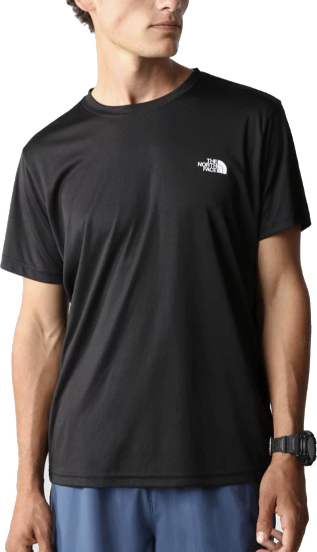  The North Face T-shirt Men's Reaxion Amp Crew Black Nero Uomo - 1
