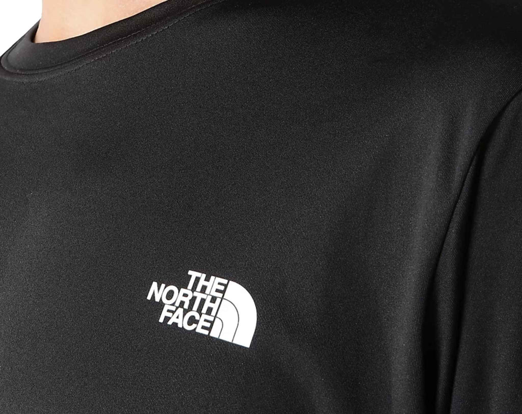  The North Face T-shirt Men's Reaxion Amp Crew Black Nero Uomo - 2