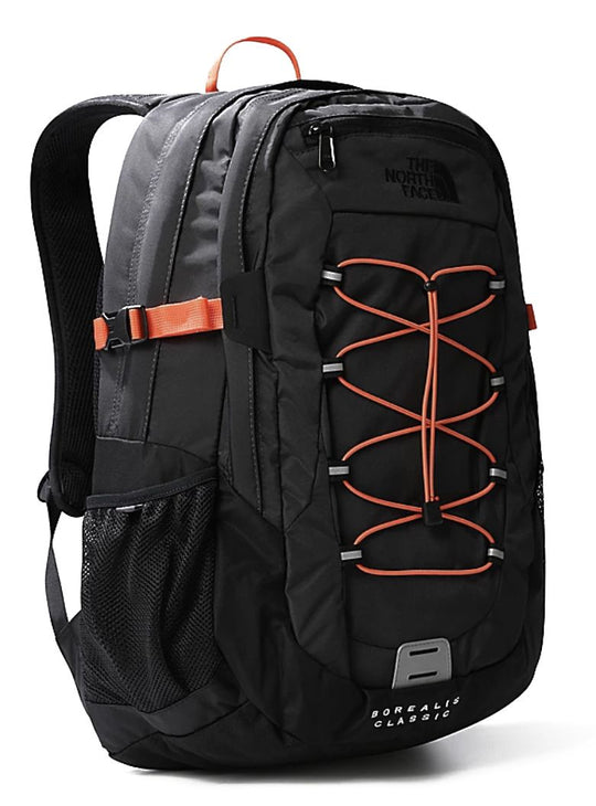  The North Face Zaino Borealis Classic Asphalt Grey Retro Orange Uomo Grigio