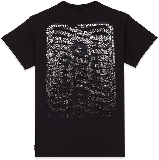  Propaganda T-shirt Ribs Bandana Tee Black Uomo Nero
