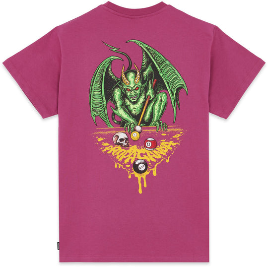  Propaganda T-shirt Snooker Tee Purple Uomo Viola