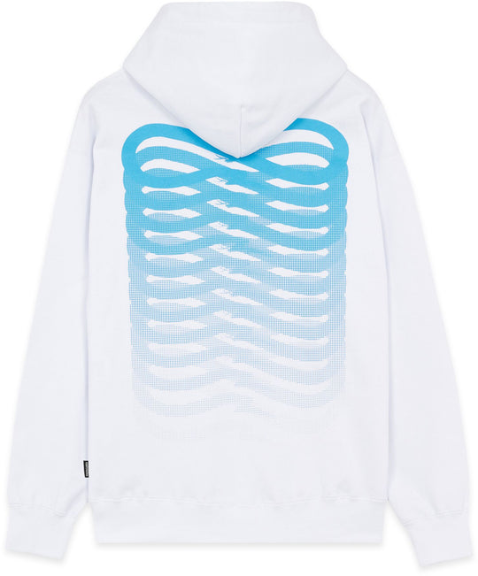  Propaganda Felpa Ribs Hoodie White Uomo Bianco