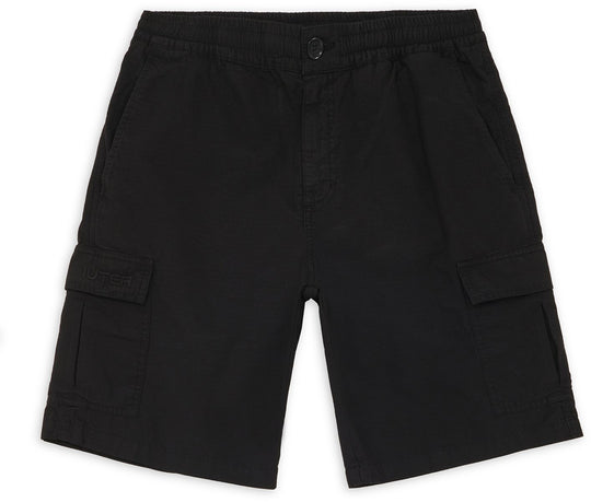  Iuter Pantaloni Cargo Ripstop Short Black Uomo Nero