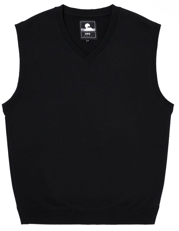 Edwin gilet Katakana Vest black