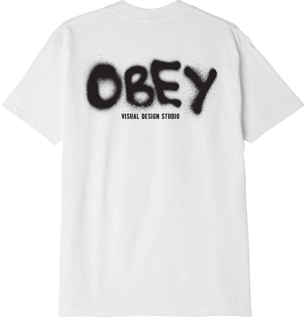 Obey t-shirt Visual Disign Studio Classic Tee white