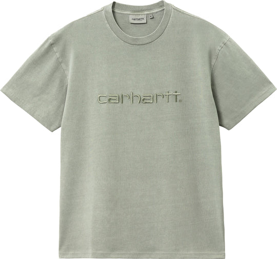  Carhartt Wip T-shirt S/s Duster T-shirt Yucca Garment Dyed Uomo Verde