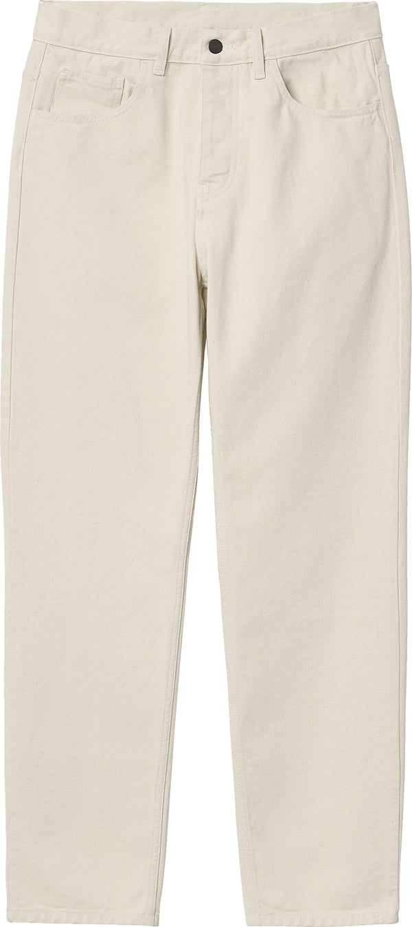 Carhartt WIP jeans Newel Pant Organic Cotton natural stone washed