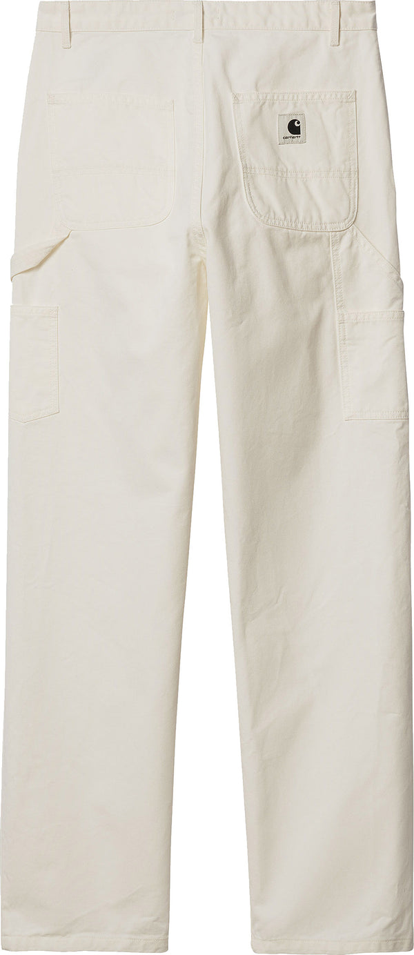 Carhartt Wip pantaloni W Pierce Pant Straight off white rinsed