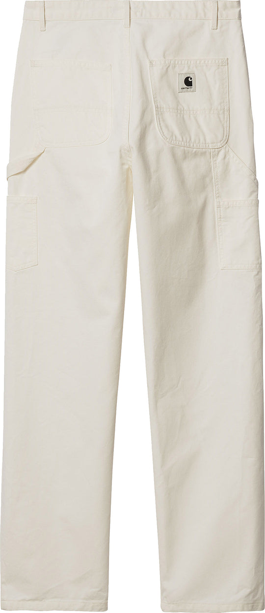  Carhartt Wip Pantaloni W Pierce Pant Straight Off White Rinsed Donna Bianco